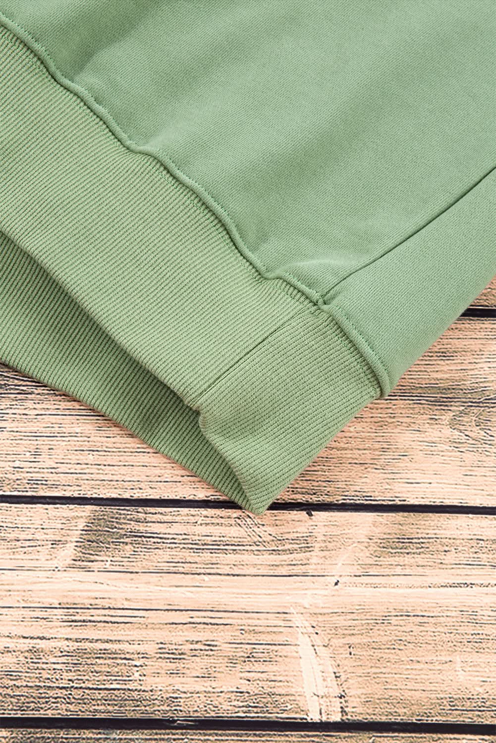 Smoke green drop shoulder sweatshirt - Love Salve